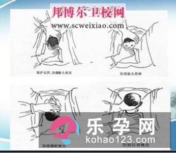 产妇的五个助产动作