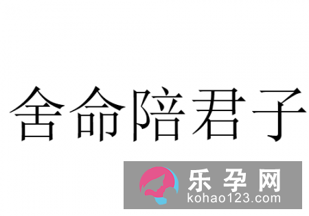 故事大王打一成语 舍命陪君子是什么意思